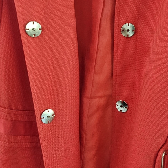 John Meyer collection women red coat jacket size 16W - Picture 8 of 13